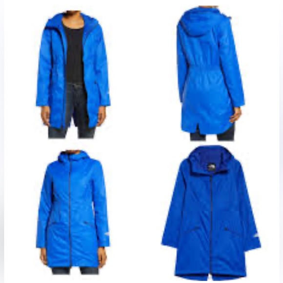 The North Face Blue Raincoat Waterproof Hooded - Picture 1 of 8